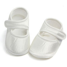 2019 White Baby Girl Boy Soft Sole Cotton Crib Shoes Anti-slip Sneaker Prewalker 0-6M 2024 - buy cheap