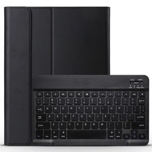 Чехол для Huawei MediaPad T5 10 AGS2-W09 /L09/L03/W19, Съемная Беспроводная Bluetooth клавиатура, чехол-подставка, чехол + флип + ручка 2024 - купить недорого