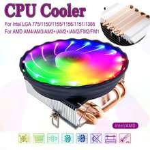 4 Heatpipes CPU Cooler 4pin PWM LED 120mm Cooling Fan Radiator Heatsink for Intel LGA 1150/1151/1155/1156 for AMD AM3+ AM3 AM2 2024 - buy cheap