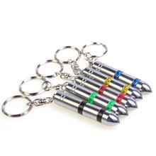 Fashion Anti-static Keychain Key Ring Built-in LED Emitter Car Interior Accessories Car Key Chain Multicolor Support Dropship 2024 - buy cheap