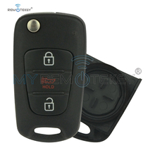 Remtekey 3 button TOY49 Flip remote car key shell case for Kia Hyundai NYOSEKSAM11ATX 2024 - buy cheap