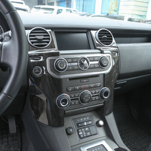 Cubierta protectora de salida de aire acondicionado para coche Land Rover Discovery 4 LR4, accesorios de Control central, grano de madera negra, 2 piezas 2024 - compra barato