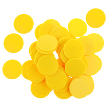 50pcs Casino Poker Chips Poker Game Board Game Chip DIY Craft 40mm Yellow 2024 - buy cheap