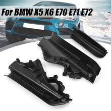3x Car Engine Upper Compartment Partition Panel Set For BMW X5 X6 E70 Black Plastic 51717169419 51717169420 51717169421 2024 - buy cheap