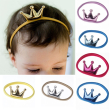 2019 Newborn Infant Toddler Baby Girls Boy Crown Hairband Elastic Nylon Headband Headwear Cute Princess Accessories Kids Gifts 2024 - buy cheap