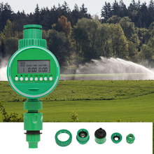 Sistema de irrigação de jardim, temporizador de torneira com mangueira e sensor de chuva, automático, sem fio, operado à bateria 2024 - compre barato