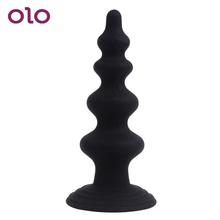 Olo, plugue anal longo de silicone, brinquedos sexuais para homens e mulheres, massageador de próstata, produtos sexuais, contas anal, brinquedos eróticos 2024 - compre barato