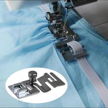 1 pçs presser pé máquina de costura parte elástico cabo banda tecido estiramento doméstico costura pé presser ferramentas acessórios costura 2024 - compre barato
