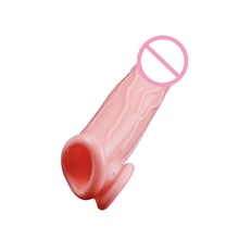2019 New Enlargement Reusable Condoms For Men Adult Intimate Product Penisring Cock Ring Penis Sleeve Sex Toys 2024 - buy cheap