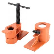Heavy Duty 1in Pipe Clamp Vise Fixture Set Woodworking Jig Furniture Cabinet Wooden Box Clamp fixing, Woodworking clamp, Vise clamp, Pipe Clamp jaws, Pipe clamps, cast steel 2024 - buy cheap