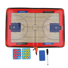 1 Set Professional Artificial Leather Fold-able Magnetic Coaching Board with Magnetic Stylus for Basketball Games Detail Tactics 2024 - buy cheap