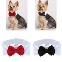 LanLan-Corbata de lazo ajustable para mascotas, lazo de cuello bonito, decoración de boda para perro y gato, a la moda 2024 - compra barato