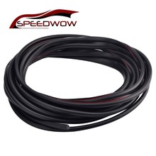 SPEEDWOW Universal Black 5M Moulding Trim Strip Door Edge Guards Trim Molding Protection Door Scratch Protector Strip PVC 2024 - buy cheap