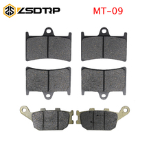 ZSDTRP-Juego de pastillas de freno semimetálicas para motocicleta, para Yamaha MT-09, MT09, 2014, 2015, 2016, 3 pares 2024 - compra barato