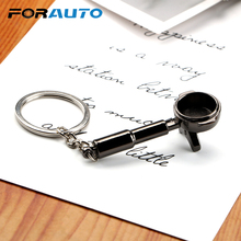FORAUTO автомобильный брелок креативный брелок Металлический брелок для ключей кольцо для ключей в форме кофемашины автомобильные аксессуары автостайлинг 2024 - купить недорого