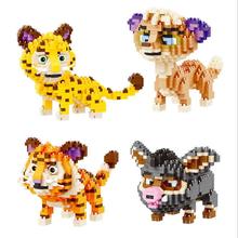 Balody Animal Mini Blocks Russian Cartoon Tiger Model Plastic Building Toy Panther Figure Brinquedos for Children Toys Love Gift 2024 - buy cheap