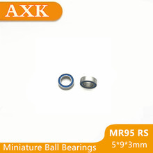 2021 Time-limited Mr95rs Bearing Abec-3 (10pcs) 5*9*3 Mm Miniature Mr95-2rs Ball Bearings Rs Mr95 2rs With Blue Sealed L-950dd 2024 - buy cheap