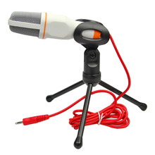 SOONHUA-micrófono de condensador Universal, trípode con cable Jack de 3,5mm, micrófono estéreo, micrófono de difusión profesional 2024 - compra barato
