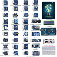 SunFounder 37 modules Mega 2560 Sensor Kit V2.0 for Arduino UNO R3 Mega2560 Mega328 Nano 2024 - buy cheap