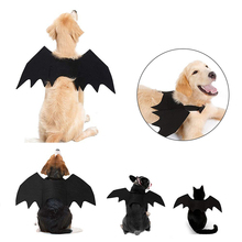 Moda de Halloween alas de murciélago divertidas mascota perro gato vestuario de ropa de cosplay abrigo chaqueta para cachorro traje S M L 2024 - compra barato