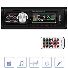 Один Din FM радио Автомобильный Mp3 плеер Bluetooth Handsfree TF USB AUX авто FM передатчик модулятор Автомобильный стерео аудио плеер 1788 2024 - купить недорого