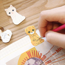 1PCS Kawaii Stationery Memo Pad Bookmarks Creative Cute Animal Sticky Notes School Supplies Paper Stickers 2018 Wholesale 2024 - buy cheap