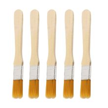 5x Painter Artists Oil Painting Drawing Brush Tool 1.4cm Wide Yellow 2024 - buy cheap