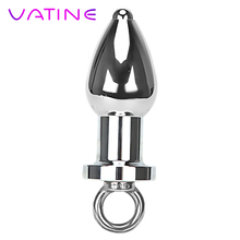 VATINE Stainless Steel Anal Cleaning Butt Plug Erotic Toys Sex Toys for Men Women Anal Plug Adult Products 2024 - buy cheap