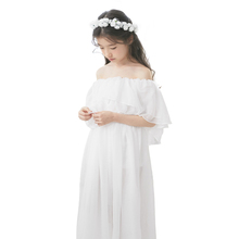 Vestido vintage de fada de chiffon branco, vestido longo de natal para graduação de 4 a 16 anos, vestido de baile para adolescentes, verão e outono com babados 2024 - compre barato