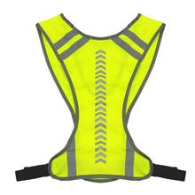 Yellow Reflective Safety Vest High Visibility Night Riding Running Vest Outdoor Sports Safety Vest Night Sports Waistcoat New 2024 - buy cheap