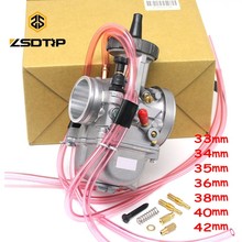 ZSDTRP-Motor 4T para Motocross, 33, 34, 35, 36, 38, 40, 42mm, para PWK, carburador Keihin utilizado en Motor todoterreno, Scooter con buena potencia 2024 - compra barato