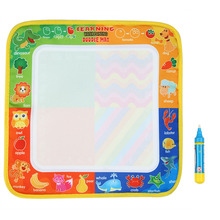 Новые нетоксичные коврик для воды доска & Doodle ручка раскраски для детей раннего образования игрушка для рисования 29*30 см 2024 - купить недорого