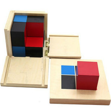 Деревянные настольные игрушки Монтессори биномиальный куб математические материалы дошкольные развивающие обучающие игрушки для детей Детские обучающие игрушки 2024 - купить недорого