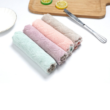 Kitchen Tools Gadgets Wipe Table Washing Towel Microfiber Kitchen Tableware Dish Cloth Super Absorbent Household Cleaning Cloth 2024 - buy cheap