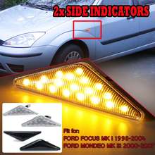 Repetidor lateral de luz LED, indicador de señal de giro, lámpara intermitente para Ford Focus Mk1, Mondeo Mk3, 2 uds. 2024 - compra barato