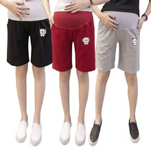 Летние штаны для беременных женщин шорты для беременных Одежда хлопковые свободные брюки для беременных женщин одежда 75 кг 2024 - купить недорого
