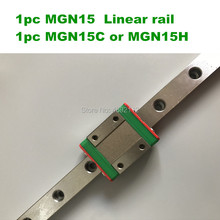 1pc guia linear 15mm mgn15 1000 1200 mm trilho linear + mgn15h ou mgn15c bloco 3d impressora cnc 2024 - compre barato