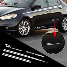 Glue Sticke Car Stickers for Dodge Dart Car Side Body Decal Sticker Pickup Truck Decals DIY Car Decoration Car-styling 280cm 2024 - buy cheap