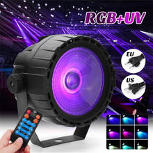 30W RGB UV COB LED Stage Light Wireless Remote Control LED Wash Wall Stage Lighting Lamp Par Light DJ DMX Lights For Party Disco 2024 - buy cheap