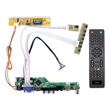 HDMI VGA AV USB RF LCD плата контроллера работает для 12,1 дюймов 1024x768 LTN121XJ-L02 LTN121XJ-L07 HT121X01-101 N121X5-L06 2024 - купить недорого