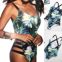 Women One-piece Swimsuit Swimwear Push Up Monokini Bathing Suit Bikini Beachwear 2024 - buy cheap