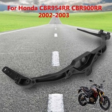 Держатель для передних фар HONDA CBR954RR CBR900RR 2002-2003 CBR 900 954, черный, предварительно Просверленный 2024 - купить недорого