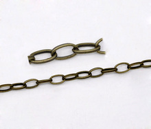 Lovely Bronze Tone Links-Opened Chain Findings 8x4.5mm 10M (B09694) 2024 - buy cheap