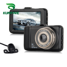 Kunfine-câmera de filmagem com tela de 3 polegadas, full hd, 1080p, gravação de painel, câmera de visão traseira dupla, ângulo de gravação 170 2024 - compre barato