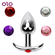 OLO-tapón Anal de Metal para hombre y mujer, masajeador de próstata, tapón Anal, productos sexuales de estimulación de glúteos, Juguetes sexuales 2024 - compra barato