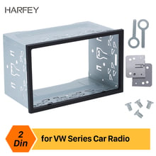 Harfey-kit de molduras universales para coche, marco de Radio de coche Fascia para VW Series Jetta Chico Golf Bora/Polo/MK3/MK4, 1997-2009 2024 - compra barato