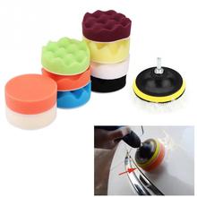 12Pcs 3inch Car Polishing Pads Buffing Polishing Pad Kit for Car Polisher with Adapter Car Accessories Car Polisher New 2024 - buy cheap