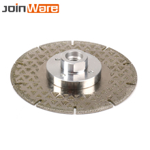 4.5" Electroplated Diamond Cutting Grinding Disc Both Side Coated M14 Flange Granite Marble Saw Blade Diamond Wheel 40# 1Pc 2024 - buy cheap