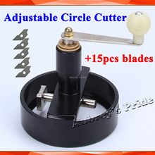 Multi-7Size Adjustable Round Rotary Circle Graphic Paper Metal Cutter Sharp Blade Die Board Button Maker 2024 - купить недорого