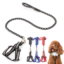 Reflective Pet Dog Collar Leash Dog Harness for Small Medium Large Dogs Nylon Puppy Dogs Cats Harness Leash Lead 2024 - buy cheap